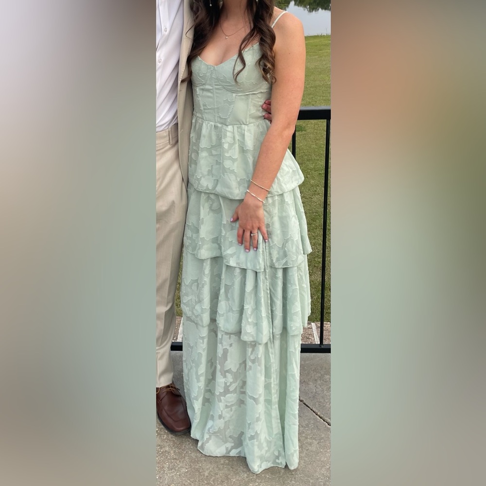Showpo. mint colored wedding guest/bridesmaid dress